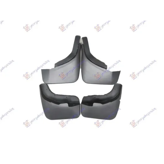 MUD FLAPS FRONT-REAR (4PCS)