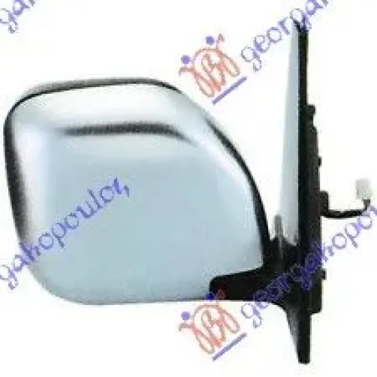 DOOR MIRROR ELECTRIC HEATED CHROME (CONVEX GLASS)