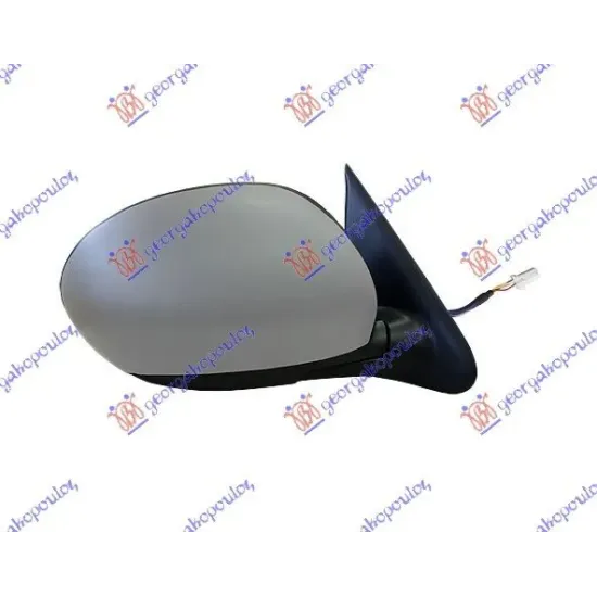 DOOR MIRROR ELECTRIC HEATED PRIMED 5 PIN (A QUALITY) (CONVEX GLASS)