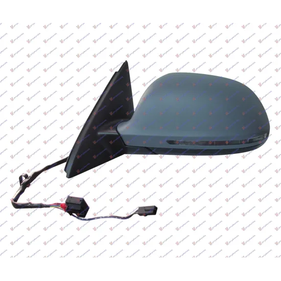 DOOR MIRROR ELECTRIC HEATED FOLDABLE .(WITH LAMP) (A QUALITY) (ASPHERICAL GLASS)