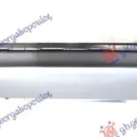 REAR BUMPER SPOILER MAT BLACK (TWIN EXHAUST)