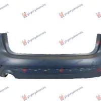 REAR BUMPER PRIMED (F46) (WITH MOULDING HOLES) SINGLE EXHAUST HOLE