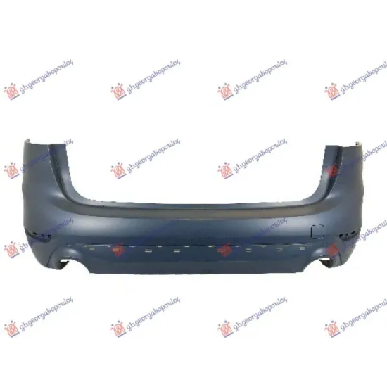 REAR BUMPER PRIMED (F46) (WITH MOULDING HOLES) TWIN EXHAUST HOLE