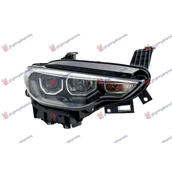 HEAD LAMP ELECTRIC GREY (H7/H7) WITH LED DRL (E) (MARELLI)