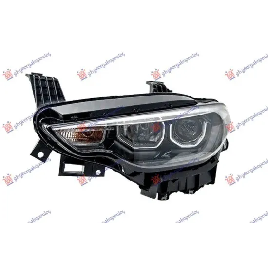 HEAD LAMP ELECTRIC GREY (H7/H7) WITH LED DRL (E) (MARELLI)