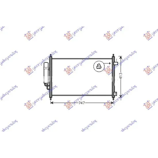 CONDENSER 1.7 IVTEC (72.7x38x1.6)