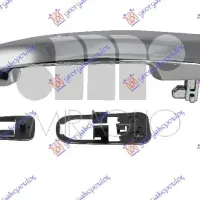 DOOR HANDLE FRONT OUTER (SILVER) (& REAR RIGHT / LEFT)
