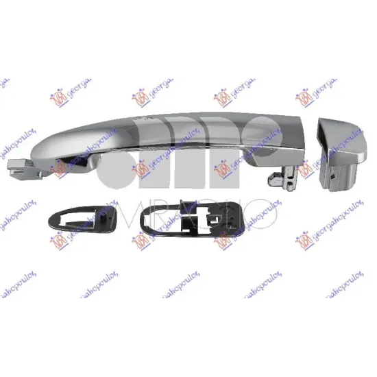 DOOR HANDLE FRONT OUTER (SILVER) (& REAR RIGHT / LEFT)