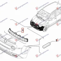 FRONT BUMPER ABSORBER (CROSS) (O)