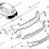 REAR BUMPER COVER LOWER (CROSS) (O)