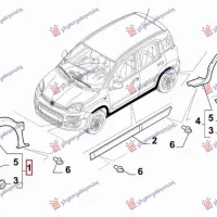 FRONT FENDER FLARE (CROSS) (O)