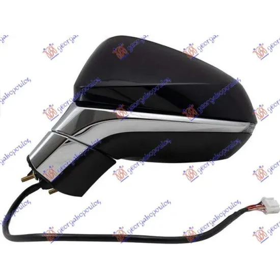 DOOR MIRROR ELECTRIC HEATED (WITH SIDE LAMP) (10 PIN)