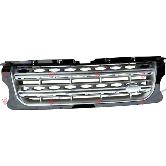 GRILLE SILVER (WITH BLACK FRAME & SILVER MOULDING)