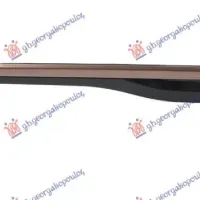 FRONT FENDER MOULDING PAINTED BLACK (WITH GOLD MOULDING)