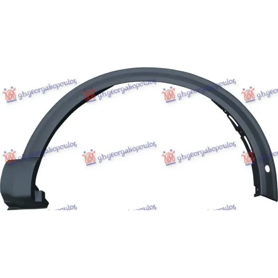 FRONT FENDER FLARE BLACK (WITH 1 PDC)