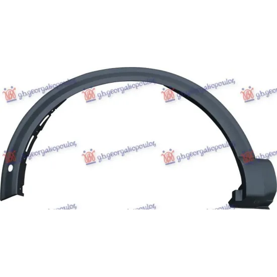 FRONT FENDER FLARE BLACK (WITH 1 PDC)