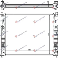 RADIATOR 4.0 DIESEL MANUAL/AUTO (636x529