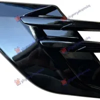 FRONT FENDER MOULDING PAINTED BLACK