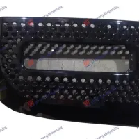 FRONT BUMPER SIDE GRILLE PAINTED BLACK (WITH FRONT LIGHTS HOLE)