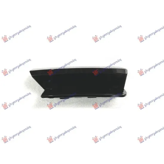 REAR BUMPER MOULDING LOWER PAINTED BLACK