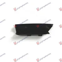 REAR BUMPER MOULDING LOWER PAINTED BLACK