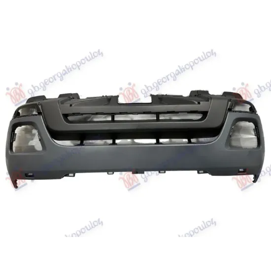 FRONT BUMPER PRIMED (WITH WASHER HOLES) (WITH & WITHOUT PDS)