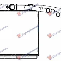 HEATER RADIATOR PETROL-DIESEL (180x180x26)