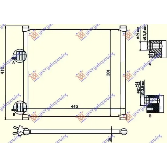 CONDENSOR BENZINĂ (40x38)