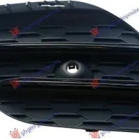 FRONT BUMPER GRILLE WITH BLACK MOULDING (WITH SENSOR HOLE) (CLA-35 AMG)