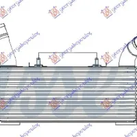 RADIATOR INTERCOOLER 3.2 DID DIESEL (353x190) (VALEO)