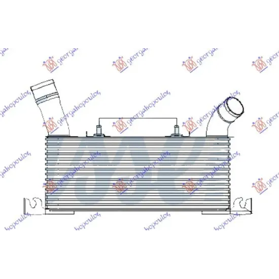 RADIATOR INTERCOOLER 3.2 DID DIESEL (353x190) (VALEO)