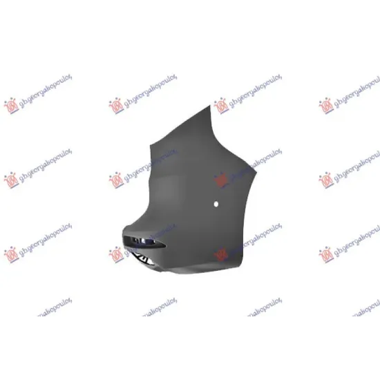 REAR BUMPER END PRIMED (SINGLE DOOR) (WITH 1 PDC) (A QUALITY)