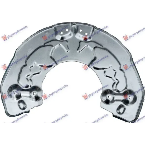 SPLASH PANEL BRAKE DISC FRONT (ALUMINIUM)