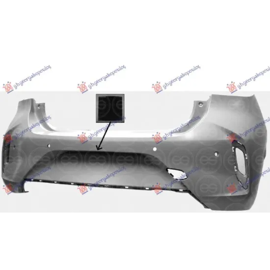 REAR BUMPER PRIMED GS-LINE (WITH PDS & CAMERA) (EUROPE)