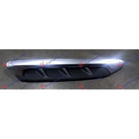 FRONT FENDER MOULDING BLACK (WITH SILVER)