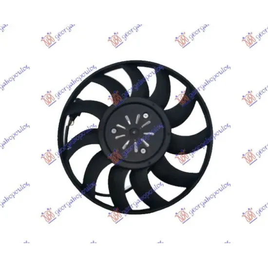 COOLING FAN (MOTOR+FAN) 4.0 TFSI-6.3 FSI PETROL - 3.0-4.2 TDI DIESEL (380mm) (400W) (RIGHT)