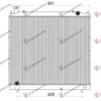 RADIATOR 2,4DIESEL(52,5x62,5x26)95-01 (VALEO)