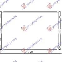 CONDENSER 1.5 DCi (610x390x16) (VALEO)