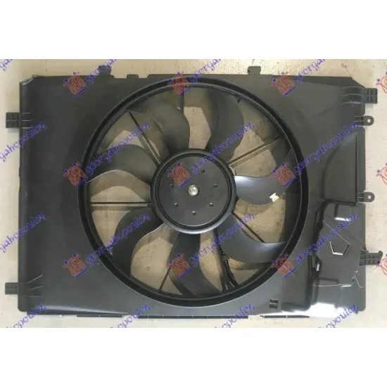 ANSAMBLU VENTILATOR RĂCIRE BENZINĂ - DIESEL (405 mm) (4 PIN)