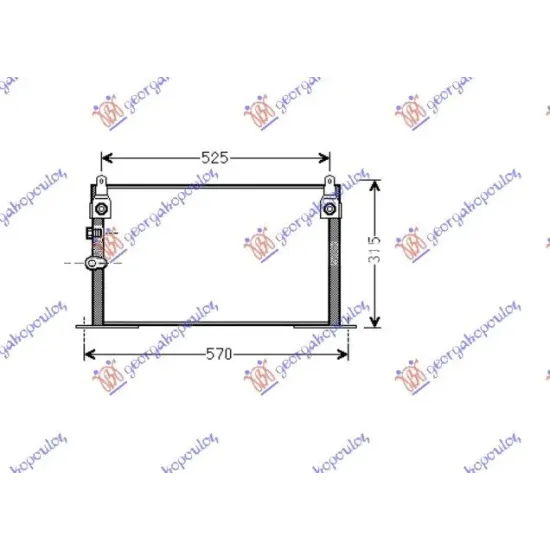 CONDENSOR 2.5 TD ()53.5x27.5x16)