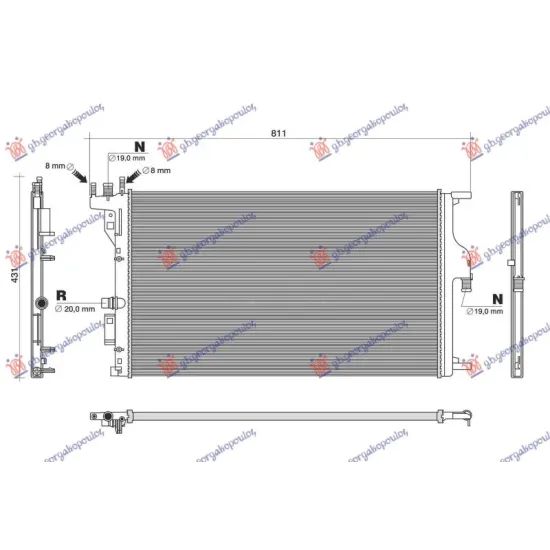 ADDITIONAL RADIATOR 1.5 DIESEL (650x395)