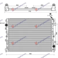 RADIATOR 4.0 PETROL MANUAL/AUTO (636x529