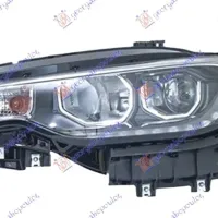 HEAD LAMP ELECTRIC (H7/H7) W/LED DRL (CHROME) (TURKEY)