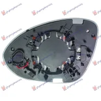 DOOR MIRROR GLASS HEATED (WITH BLIS) (ASPHERICAL GLASS)