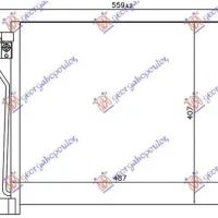 CONDENSER 1.6 DIC TURBO PETROL (485x400x16) (KOYO)