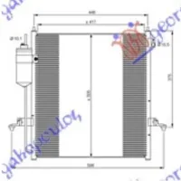 CONDENSER 2.5 TURBO DIESEL (43x42) (KOYO)