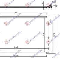 CONDENSER 1.5 HYBRID 15- (600x355x16) (KOYO)