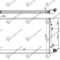 RADIATOR 2.0 TDi DIESEL (650x440) (KOYO)