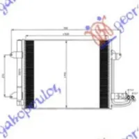 CONDENSER PETROL - DIESEL (540x450x16) (KOYO)