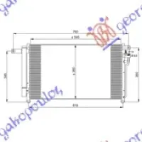 CONDENSER DIESEL (62*36*16) (KOYO)